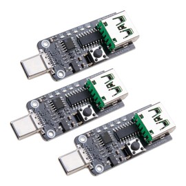ZORZA 3Pcs 5A PD Fast Charge Trigger Board Adjustable DC 5V 9V 12V 15V 20V Voltage Power Module with Type-C Male USB Port for Fast Versatile Connections