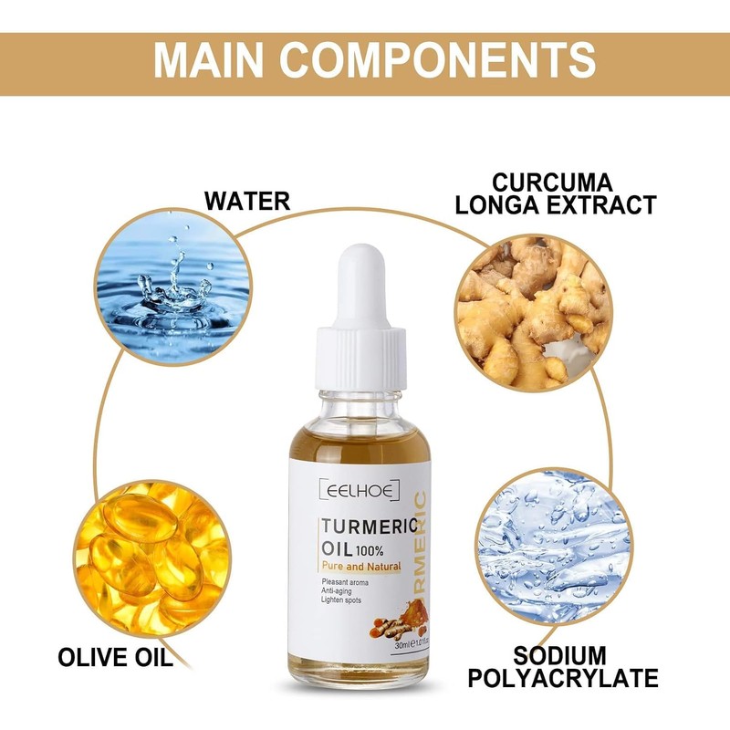 Turmeric Serum, Dark Spot Correcting Serum, Hyperpigmentation Treatment, Dark Spot