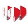 WINMAU Rhino Palladium Red and White Extra Thick Dart Flights