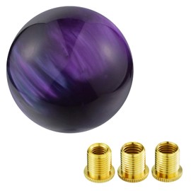Arenbel Car Gear Shifter Knobs Ball Shift Stick Lever Handle Fit Most Manual Auto Vehicles, Purple