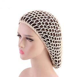 LUMoony MoonyLI Women Girls Hair Net Turban Headbands Wigs Mesh Snood Crochet Hair Net Snood Cover Hair Net Hand Crochet Hair Woven Hair Net Night Sleep Hat Mesh Sleep Hat