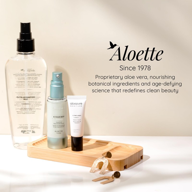 Aloette Nutri-Hydrating Mist After Sun Spray – Aloe Vera Facial