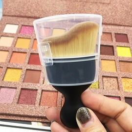 Makeup Powder and Foundation Brush Set with Case Brush-01 2ea