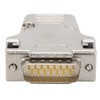 Garosa Serial D-SUB Connector Metal Housing 15 Pin Serial Port