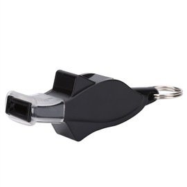 Vbest life Outdoor Referee Whistle Dolphin Whistle Basketball Football Game Whistle High Frequency Children's Whistle Wild Lifeguard Whistle (Classic Black)