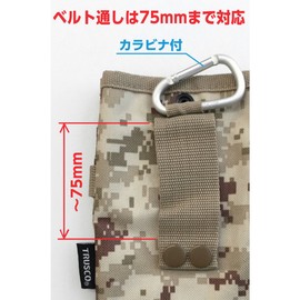 TRUSCO TCM-C21 Digital Desert Camouflage Compact Tool Case, Two Side Pockets