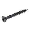 Grip-Rite GRDF158STBLK67 DeckForce #8 x 1-5/8" Nano Coated Wood Screws,