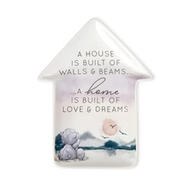 Me To You Bear House Shaped Trinket Dish,Pink, Lilac
