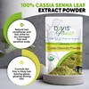 Davis Finest Organic Cassia Obovata Powder 100g, Neutral Henna Hair,