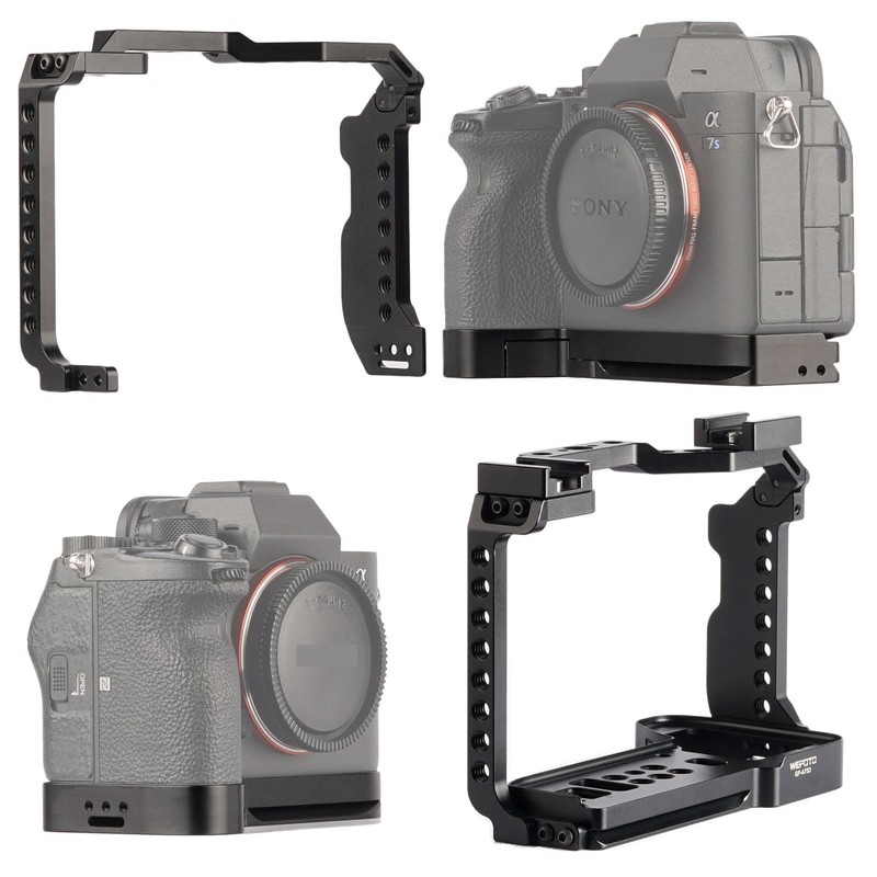 WEPOTO Camera Cage for Sony Alpha 7S III / A7S