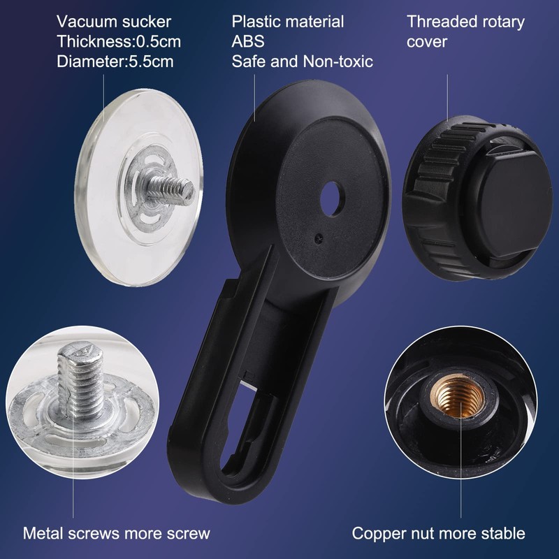 Suction Cup Soap Holder for Shower Wall, Bathroom, Tub and