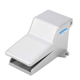 Akozon Pneumatic Foot Pedal Valve, G1/4 2 Way 5 Way Pneumatic Foot Press Control Aluminum Alloy Pedal Valve