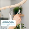 Nook Theory 4-Pack Macrame Plant Hangers with 8 Hooks -