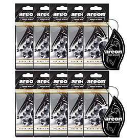 AREON Mon Car Air Freshener Hanging Black Crystal Set Multi Pack of 10