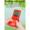 JXD 3.5-Inch Screen Block Game Console with Unique Flip Design