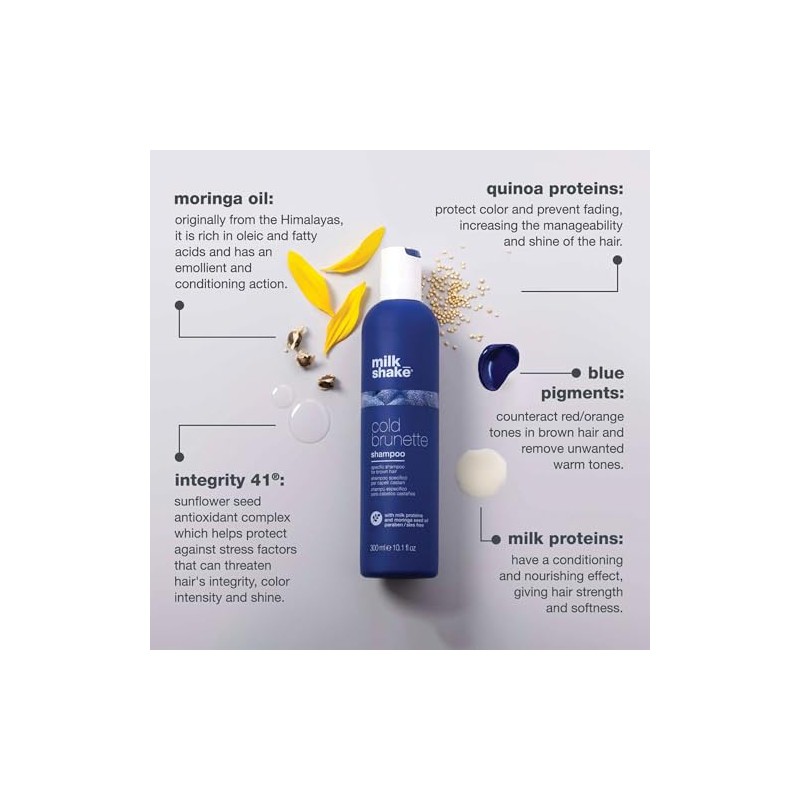 milk_shake Cold Brunette Shampoo Special Shampoo for Brown Hair 300