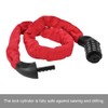 Bike Anti theft Security Bicycle Steel Chain Cipher Lock 5-digit