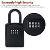 Protable Key Storage Security Lock,V-Resourcing® Door Knob Mounted Re-settable 4