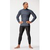 DEVOPS 3 Pack Men's Athletic Turtle Neck Long Sleeve Compression