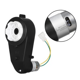 2 Pcs 12v Electric Powered Wheels Upgrade Motor Gearbox 12v RS550 40000RPM High Speed Drive Engine Motor Upgrade Gearbox Replacement Parts for Jeep Kids Ride On