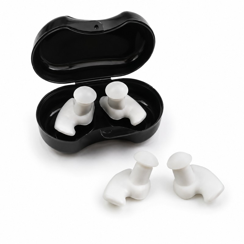 Reusable Silicone Swimming Earplugs for Water Sports – Waterproof Ear