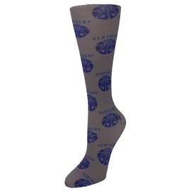 Cutieful Knit Therapeutic 10-18 mmHg Graduated Compression Socks (Kentucky Basketball)