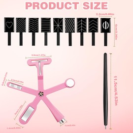 11-teiliges Cat-Eye-Gel-Nagellack-Magnetset, 6-in-1, multifunktional, mit starker Saugkraft für Nägel, magnetische Kunstdesign-Tools, Maniküre-Zubehör für den Heimsalon, DIY