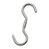 AUSONIA - 58345 Stainless Steel Reinforced S-Shaped Meat Butcher turnable Hook for Hanging 24X10 cm