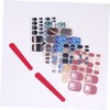 Ipetboom Nail Art Stickers Pack 6pcs Toe Nail Stickers for