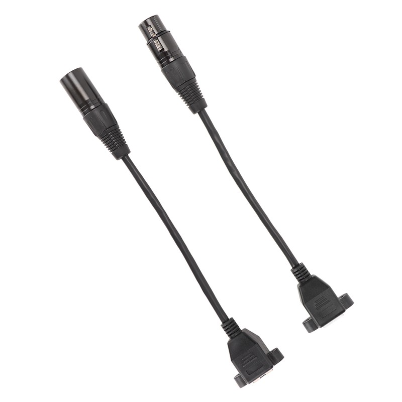 2pcs XLR3 to RJ45 Cable 3pin Plug and Play Female