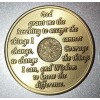 Alcoholics Anonymous AA 61 Year Bronze Medallion Coin Chip Token