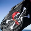 In the Breeze Jolly Roger Embroidered 3x5 Double Sided Grommet