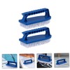 IWOWHERO 2pcs Heavy Duty Scrub Brush with Comfort Grip Handheld