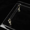 31inch Bathtub Caddy Tray,Gold Handle Clear Bathtub Caddy Tray,Acrylic Bathroom