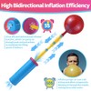 KAWKALSH Hand Balloon Pump, Dual Action Two-Way Inflator, Manual Air