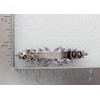 Faship Gorgeous Purple CZ Crystal floral Hair Barrette
