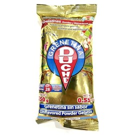 Duche Gelatin Powder - 8.81 oz Unflavored Gelatin - Natural Gelatina Sin Sabor en Polvo for Baking, Cooking, and Desserts - Premium Quality Gelatin Powder for Culinary Creations