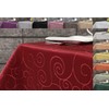 First-Tex Ornament Damask Tablecloth Choice of Colour and Size, 130x160