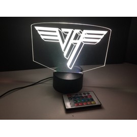 Van Halen Led Light Sign Multi Color Display Man Cave Game Room (big 8x6”) U.S.A