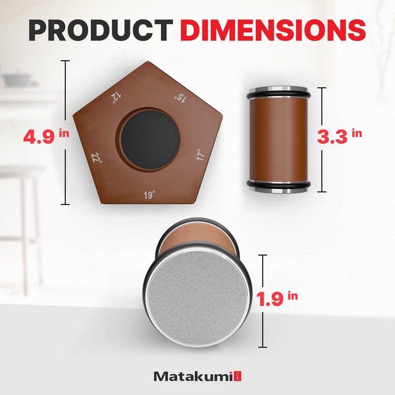 Matakumi Rolling Knife Sharpener 12/15/17/19/22 degrees - Japanese Knife Sharpener