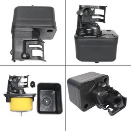 Air Filter with Cover for Honda GX160 GX120 GX140 GX200 168F Series, ADEFOL Air Filter + Housing & Base + Spark Plug + Fuel Line Engine Replacement Parts 17230-z51-820, 17410-Z51-020