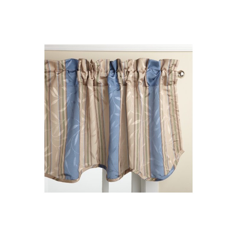 Lorraine Home Fashions Whitfield Cenefa a Rayas, 132 x 46