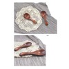 10pcs Small Wooden Spoons Cooking Condiments Spoons for Kitchen Seasoning