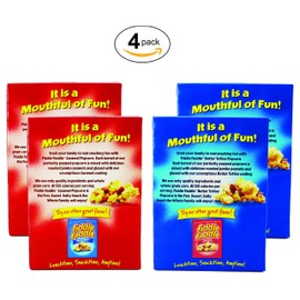 Fiddle Faddle Carmel Popcorn - The Two BEST Flavors All In One Convenient Bundle!