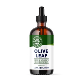 VIMERGY Vimergy Olive Leaf Extract, 57 Servings C Pure Olive Leaf Liquid Drops C Source of anitoxidants - Gluten-Free, Non-GMO, Vegan & Paleo Friendly (115 ml)