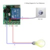 Splenssy Smart Home 433MHz DC 12V 1CH Wireless Remote Relay
