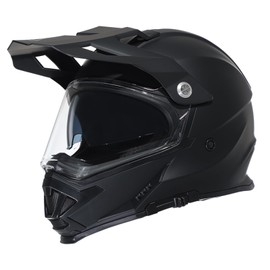 TRIANGLE Dual Sport Motorcycle Helmet Dirt Bike Helmets ATV Full Face Helmet for Adults Men with Internal Sunshield DOT Approved