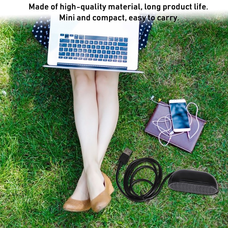 Portable Mini USB Dual Horn Units Computer Speaker Sound Box