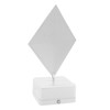 3D Metal Sheet Night Light Rotation Rechargeable Decoration 3D Night