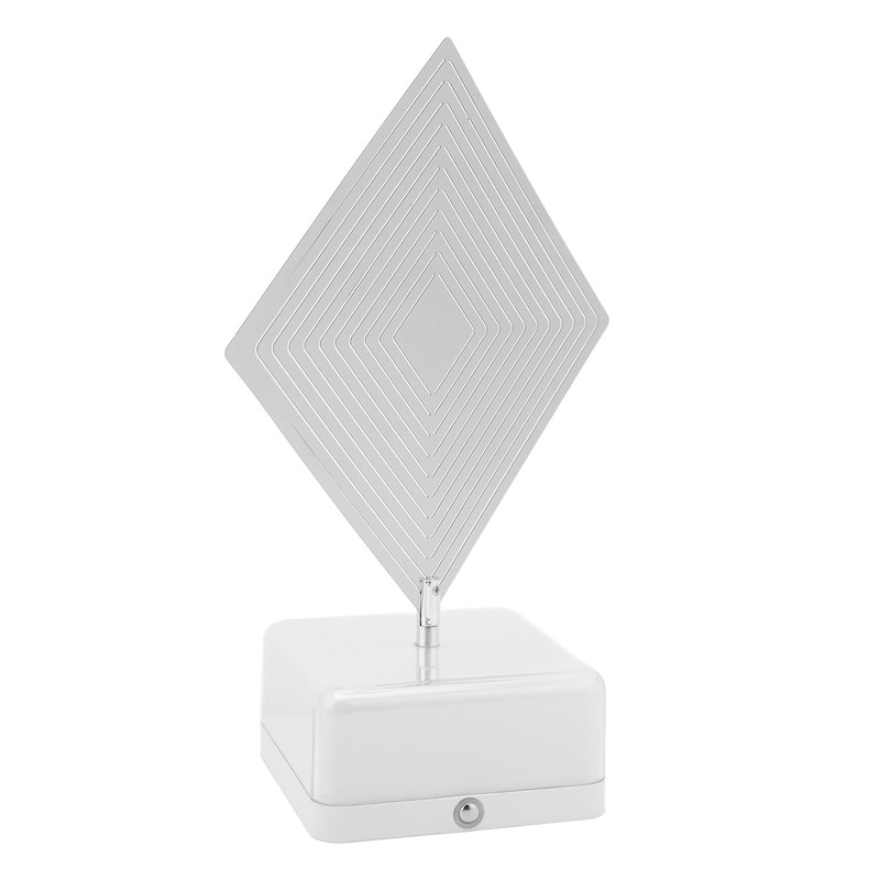 3D Metal Sheet Night Light Rotation Rechargeable Decoration 3D Night